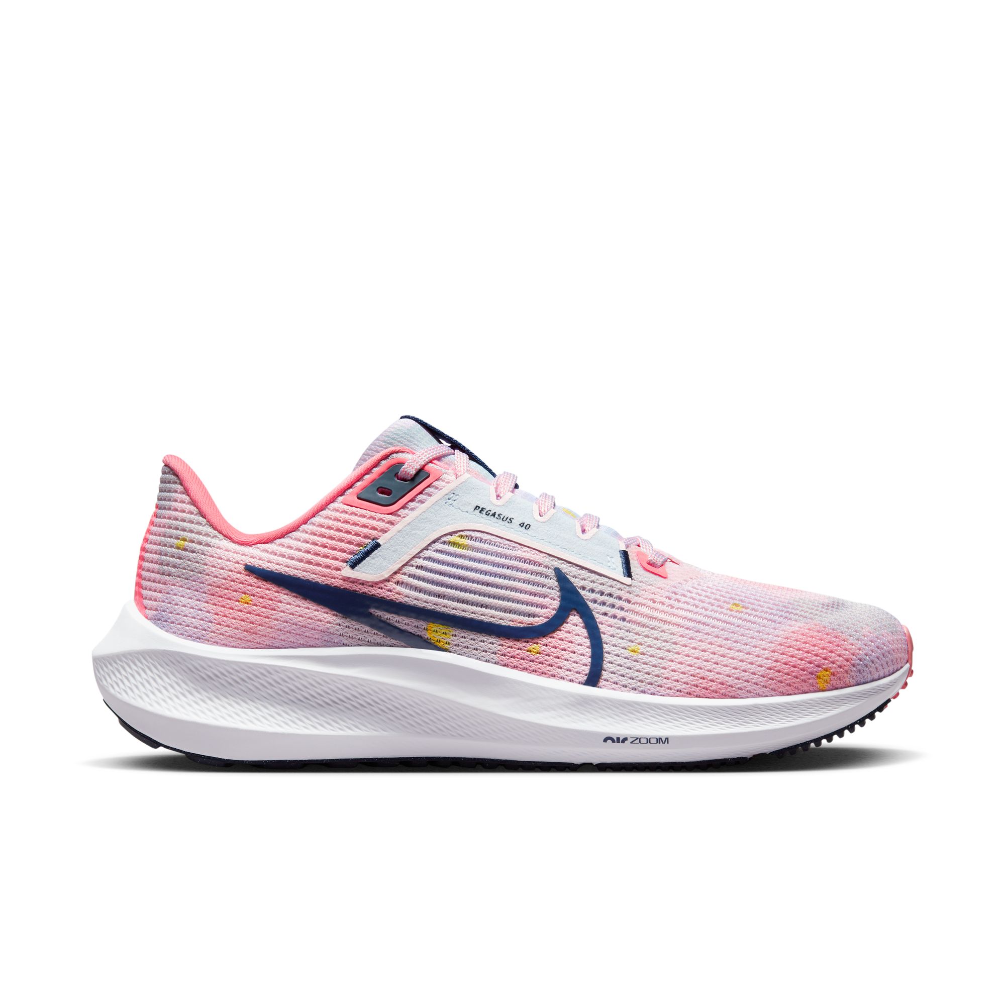 Nike Pegasus 40 Pink Tie Dye/White/Navy Women's Running