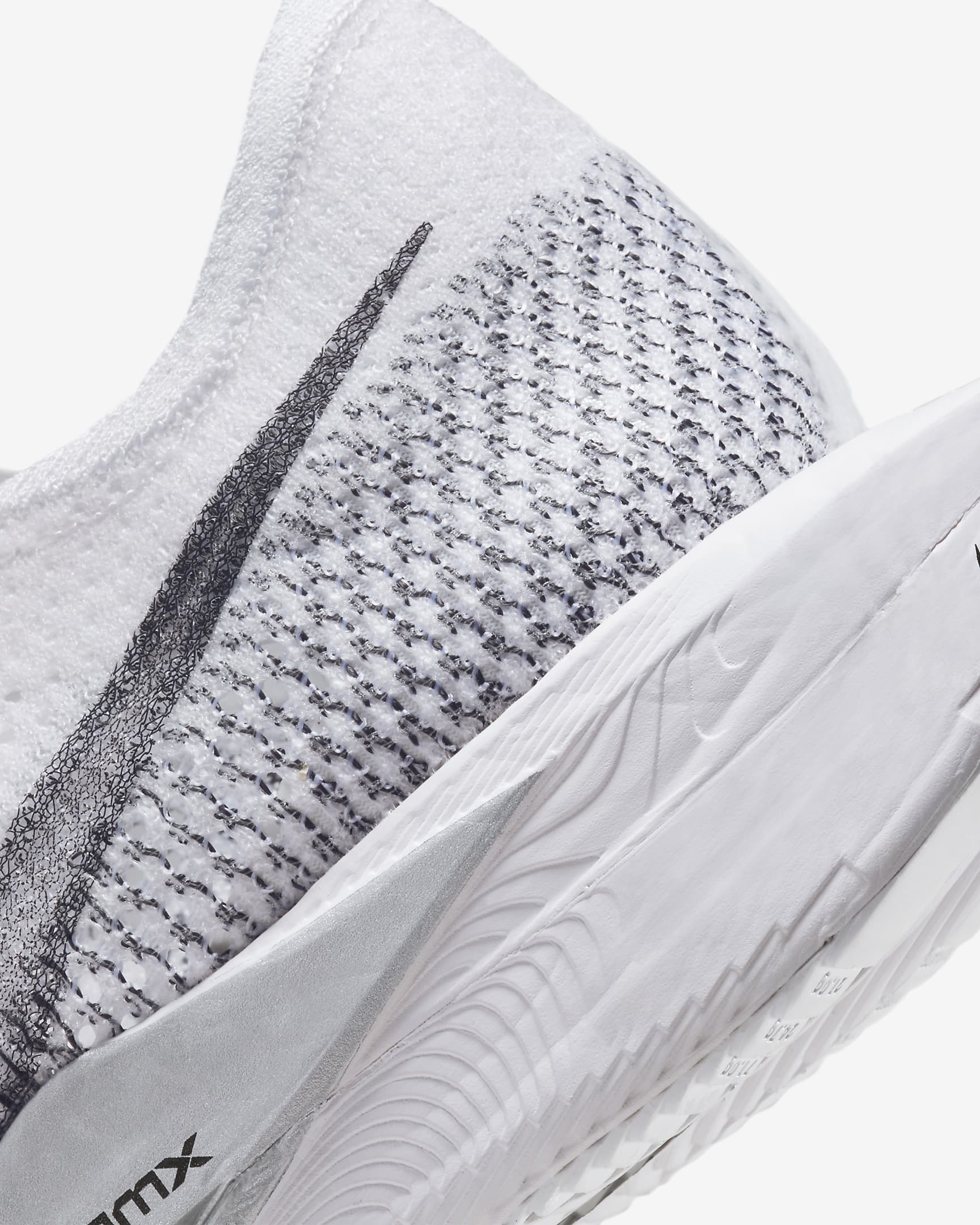★NIKE ZoomX Vaporfly Next% 3 White Grey★ Nike Vaporfly Next Percent 3 - White/Dk Smoke Grey-Particle