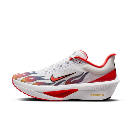 スパイク・シューズ NIKE ZOOM FLY 6 Nike Men's Zoom Fly 6 PRM WHITE HABANERO RED-BLACK