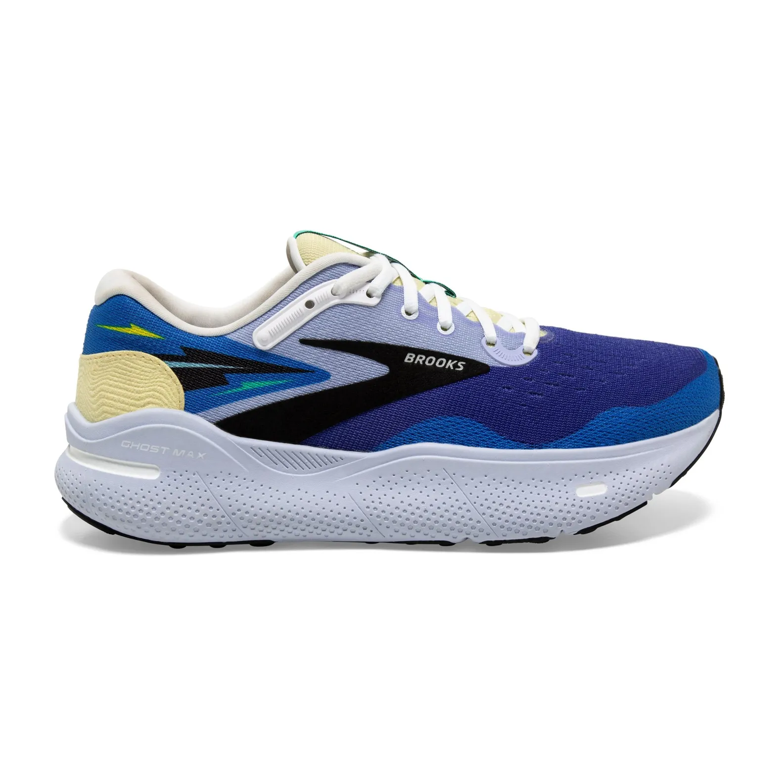 Brooks Men's Ghost Max x Damon Brown black/blue/yellow