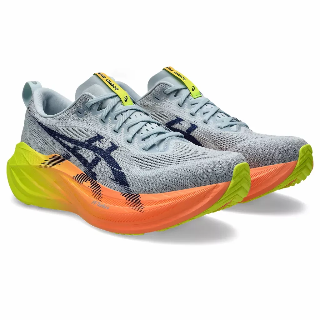 asics superblast2 24.0㎝ ASICS Unisex SUPERBLAST 2 PARIS Cool Grey/Safety Yellow
